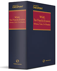 Tax Fraud and Evasion book from Checkpoint.